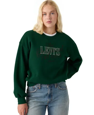 Levi's Women's Everyday Crewneck Sweatshirt In Green