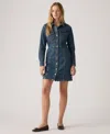 Levi's Women's Flynn Western Core Dress In Blue
