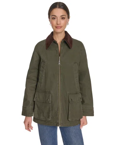 LEVI'S WOMEN'S FRONT ZIPPER BARN JACKET