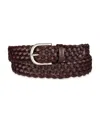 Levi's Women's Fully Adjustable Leather Braided Belt In Brown
