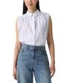 Levi's Women's Gracen Cotton Button-front Blouse
