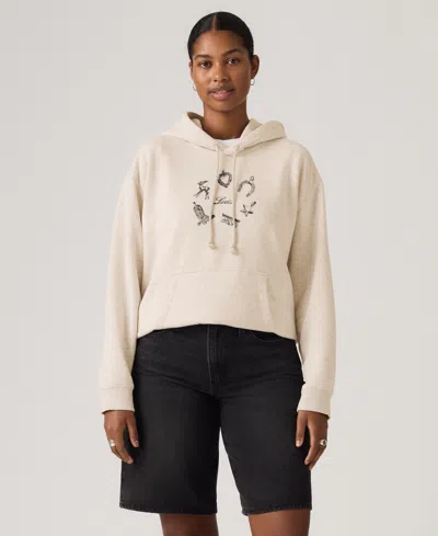 Levi's Women's Graphic Everyday Hoodie In White