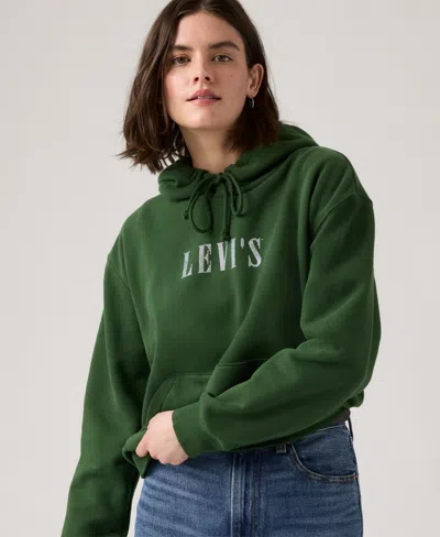 Levi's Women's Graphic Everyday Hoodie In Green