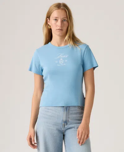 Levi's Women's Graphic Rickie T-shirt In Two Horse Glacier Lake