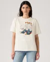 Levi's Graphic Tabor Tee In White
