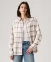 Levi's Women's Henriette Flannel Long Sleeve Shirt In Neutral