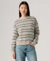 Levi's Women's Ines Fairisle Long Sleeve Sweater In Multi