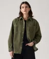 Levi's Iris Corduroy Shirt Jacket In Green