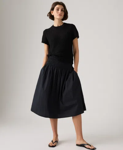 Levi's Women's Isabelle Crochet Short-sleeve Sweater In Black