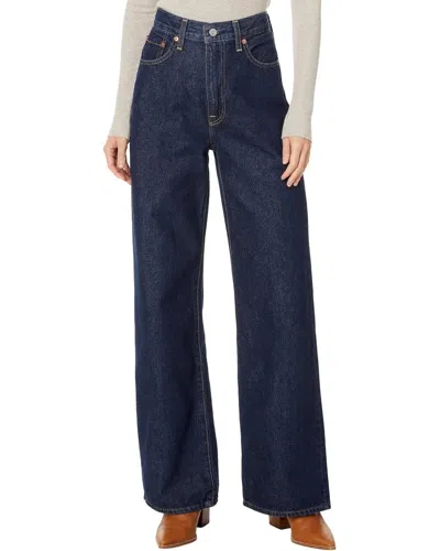 Levi's High Rise Straight Leg Jeans In Apply Now In Blue