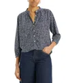 Levi's Women's Lilah Button-front 3/4-sleeve Blouse