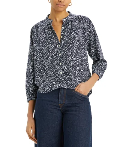 Levi's Women's Lilah Button-front 3/4-sleeve Blouse