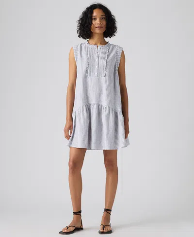 Levi's Women's Line-blend Solara Sleeveless Dress In White