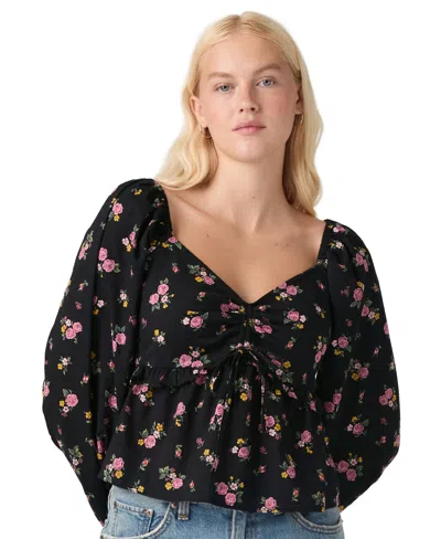 Levi's Lottie Slim Long-sleeve Blouse In Multi