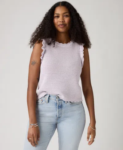 Levi's Women's Lulu Crewneck Sweater Top In Pink