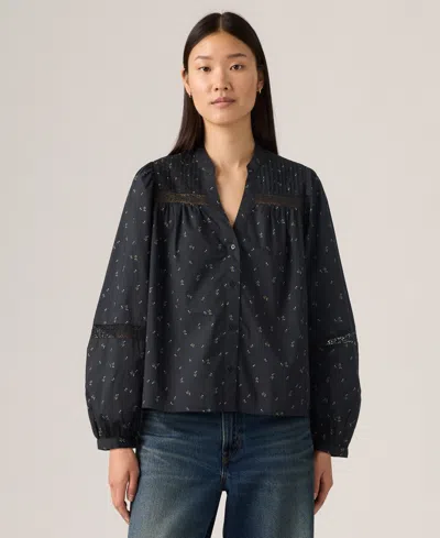 Levi's Women's Madeline Long-sleeve Top In Blue