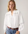 Levi's Women's Madeline Long-sleeve Top In White