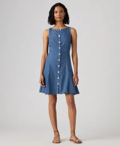 Levi's Women's Mercer Sleeveless Mini Dress In Black