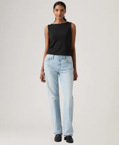 Levi's Women's Mid-rise Straight-fit Jeans In Animal Print