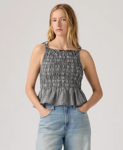 Levi's Monaco Sleeveless Blouse In Gray