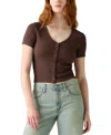 Levi's Muse Short-sleeve Tee T-shirt In Brown