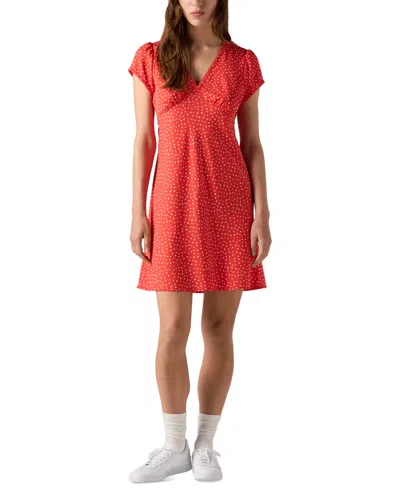 Levi's Women's Myla Printed Short-sleeve Mini Dress