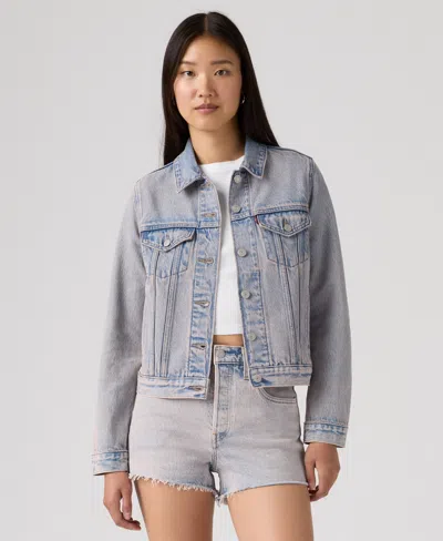 Levi's Women's Original Cotton Denim Trucker Jacket In Blue