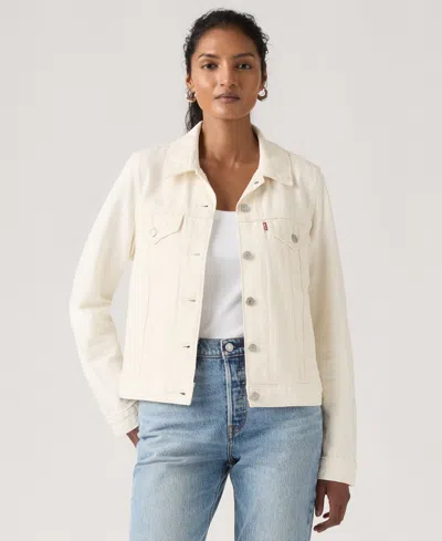 Levi's Women's Original Cotton Denim Trucker Jacket In Neutral