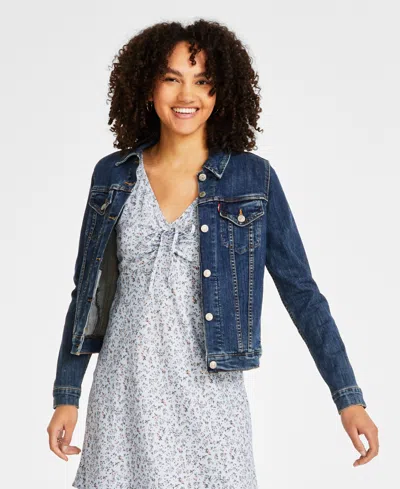 Levi's Women's Original Cotton Denim Trucker Jacket In Blue