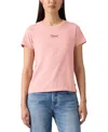 Levi's Women's Perfect Graphic Logo Cotton T-shirt In Pink