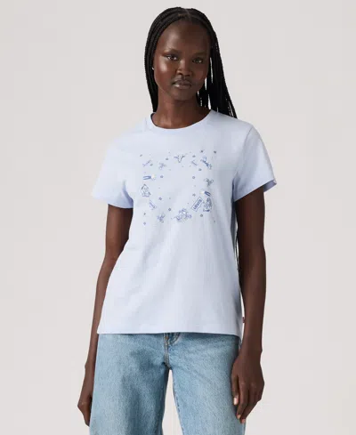 Levi's Women's Perfect Graphic Logo Cotton T-shirt In Multi