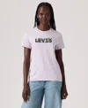 Levi's Women's Perfect Graphic Logo Cotton T-shirt In White