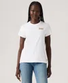 Levi's Women's Perfect Graphic Logo Cotton T-shirt In White