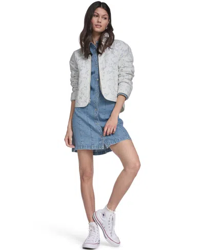 Levi's Quilted Cotton Jacket In White