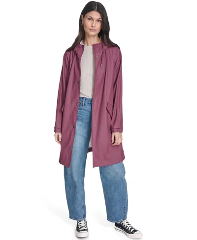 Levi's Women's Raglan Sleeve Rain Jacket In Purple