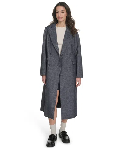 Levi's Women's Regular Double Breasted Blazer Coat In Gray