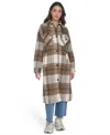 Levi's Women's Regular Long Wool Blend Plaid Coat In Multi