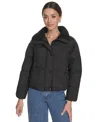 Levi's Women's Regular Western Puffer Jacket In Black