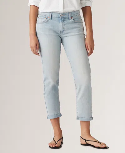 Levi's Women's Relaxed Boyfriend Tapered-leg Jeans In Blue