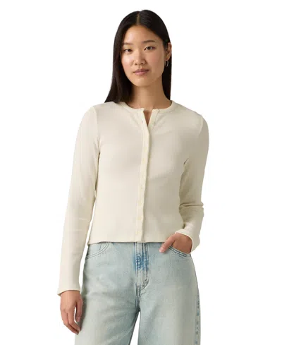 Levi's Women's Rory Long Sleeve Button-up Top In White