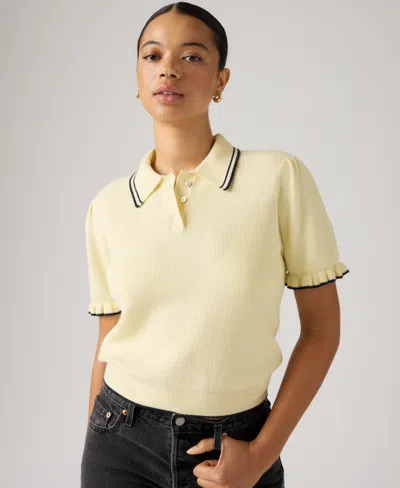 Levi's Women's Short-sleeve Pull-on Polo Shirt In Multi
