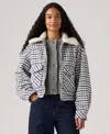 Levi's Shrunken '90s Wool Trucker Jacket In Multi