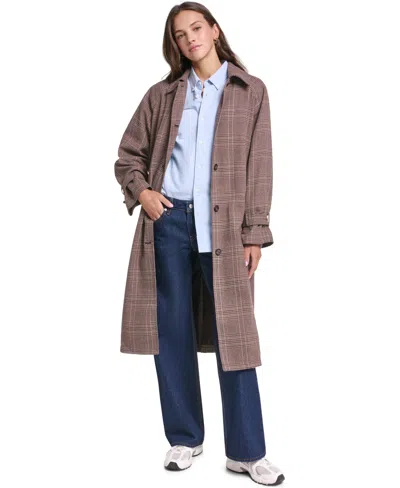Levi's Women's Single Breasted Trench Jacket In Animal Print