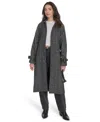 Levi's Belted Longline Coat In Gray