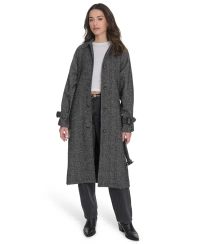 Levi's Women's Single Breasted Trench Jacket In Gray