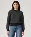 Levi's Snowflake Crew Sweater In Black