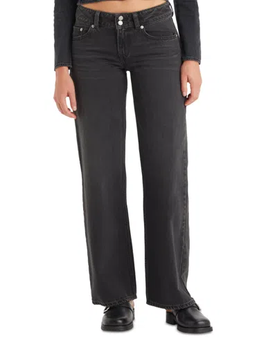 LEVI'S WOMEN'S SUPER-LOW DOUBLE-BUTTON RELAXED-FIT DENIM JEAN