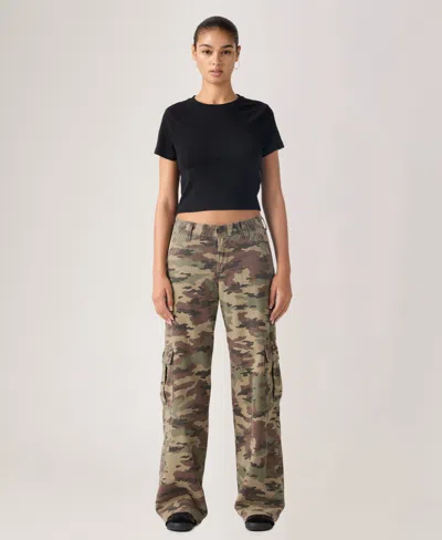 Levi's Women's Superlow Loose Cargo Jeans In Brown