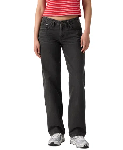 Levi's Women's Superlow Low-rise Bootcut Jeans In Black