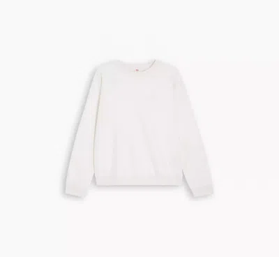 Levi's Women's Sweatshirt A5942 0036 - Everyday Sweatshirt Sugar Swizzle In White